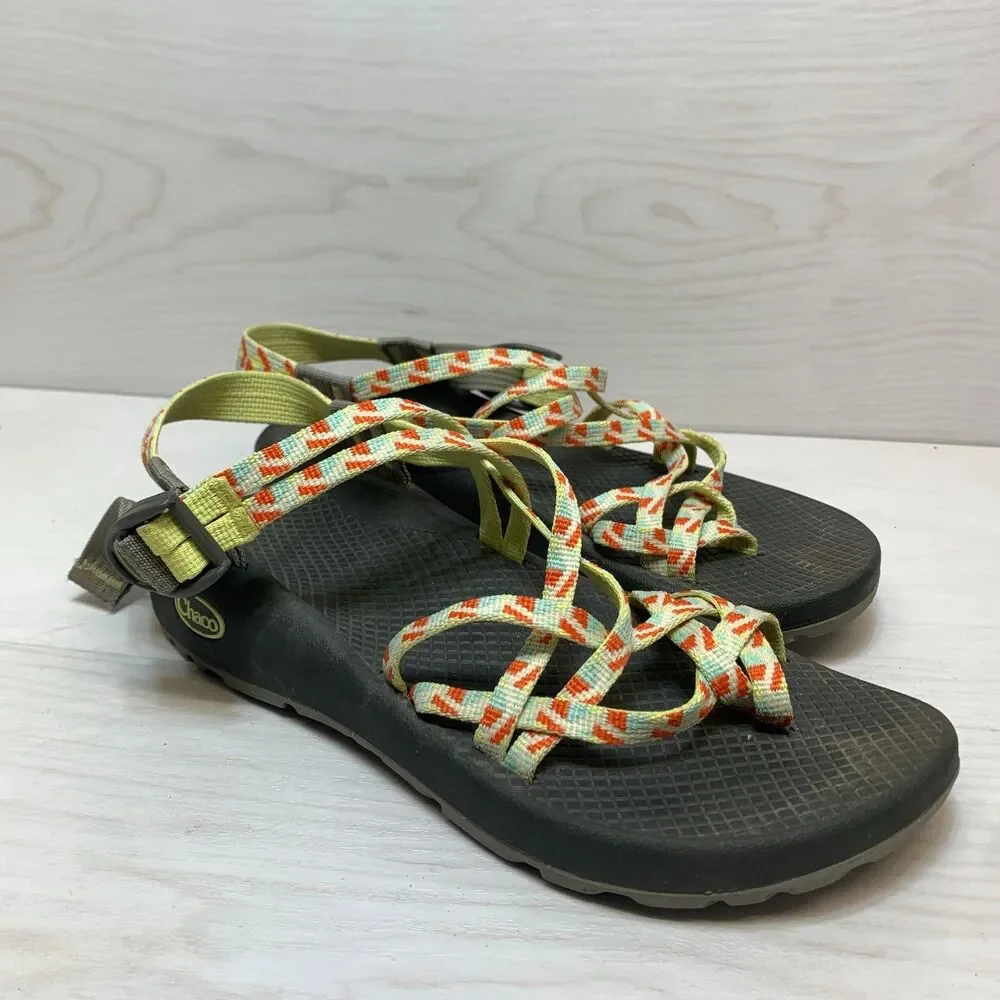 Chaco ZX/2 Classic Hiking Sandal Womens Size 8 Prism Yellow Sport Water Athletic